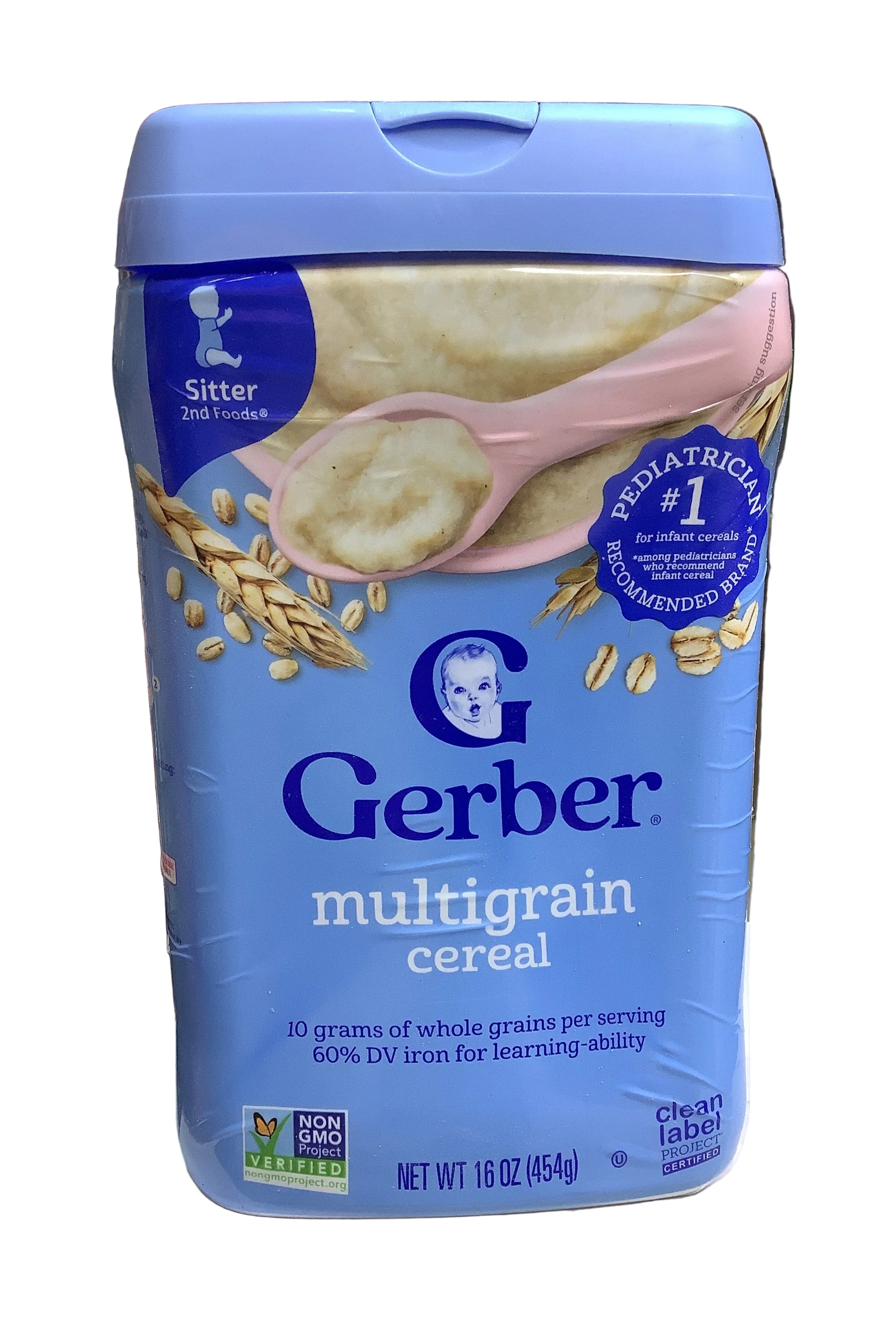 Gerber Multigrain Whole Grains Baby Cereal (454g)