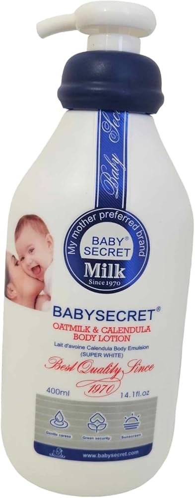 Baby secret oatmilk & calendula body lotion 400ml