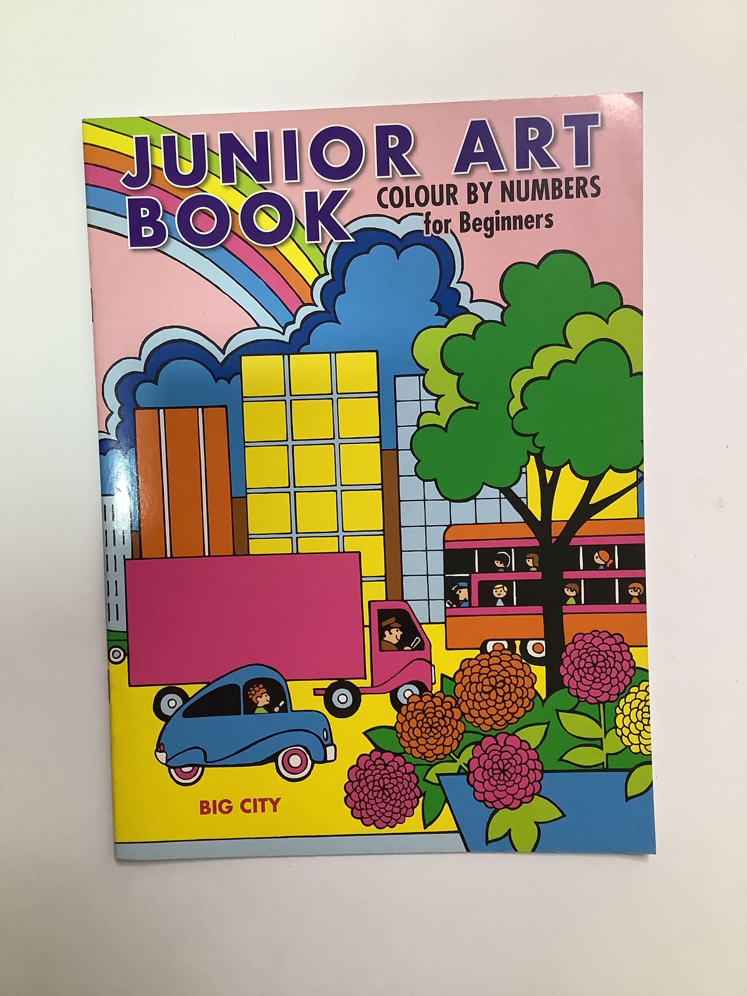 Junior Art Color-colour by numbers for beginners (Big City)