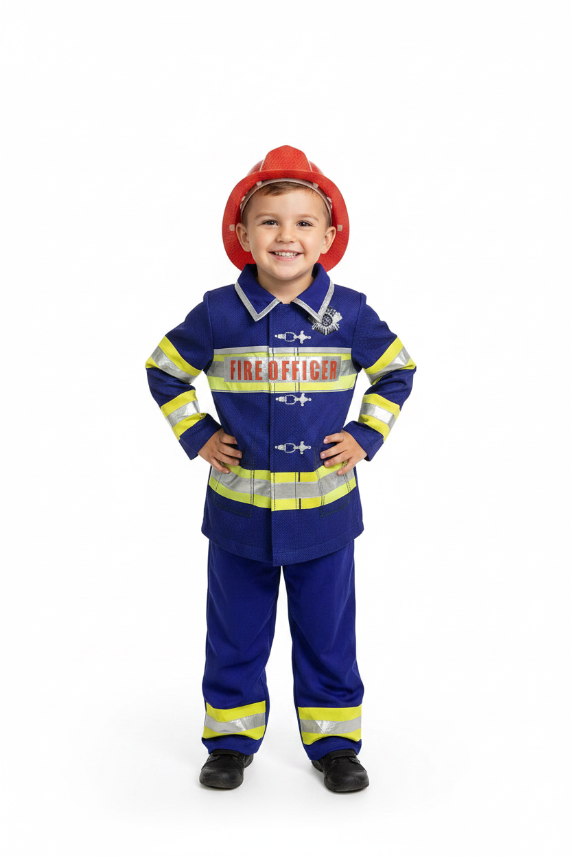 Tu Fireman Fighter Kids Costume