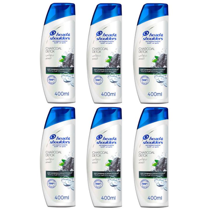 Head & Shoulders Anti-Dandruff Shampoo (Charcoal Detox) 400ml.