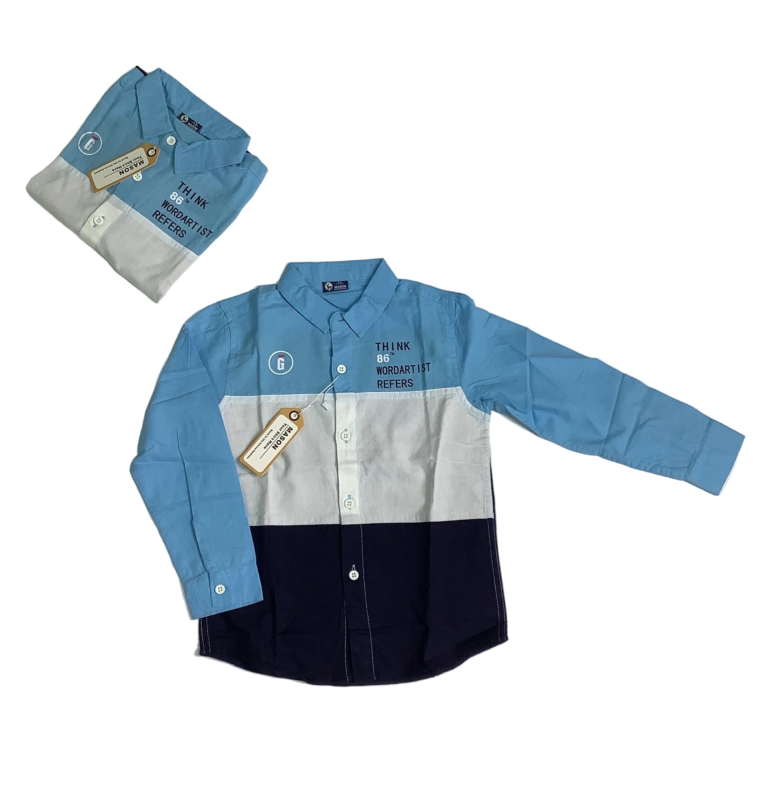 Mason Boys Shirt.(Style:ML007)