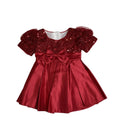 girls red dress with bow