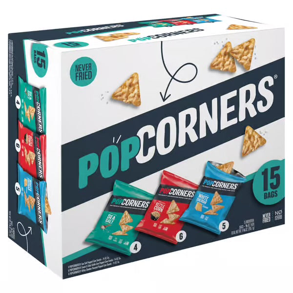 Popcorners crunchy wholesome popped corn snack (28.3g)All Flavors