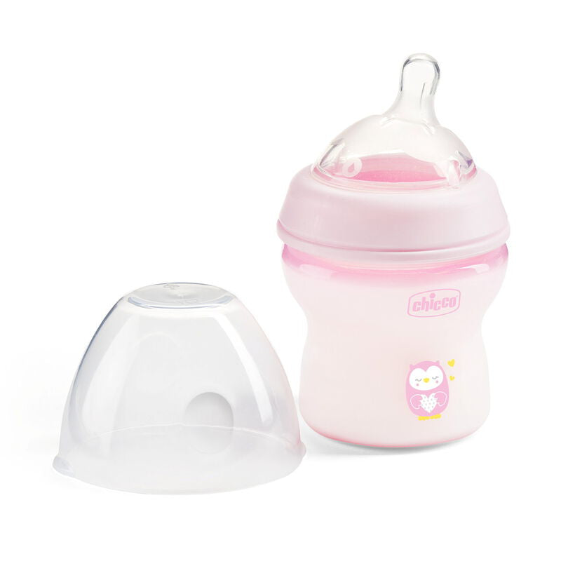 Chicco transparent feeding bottle (0m+)