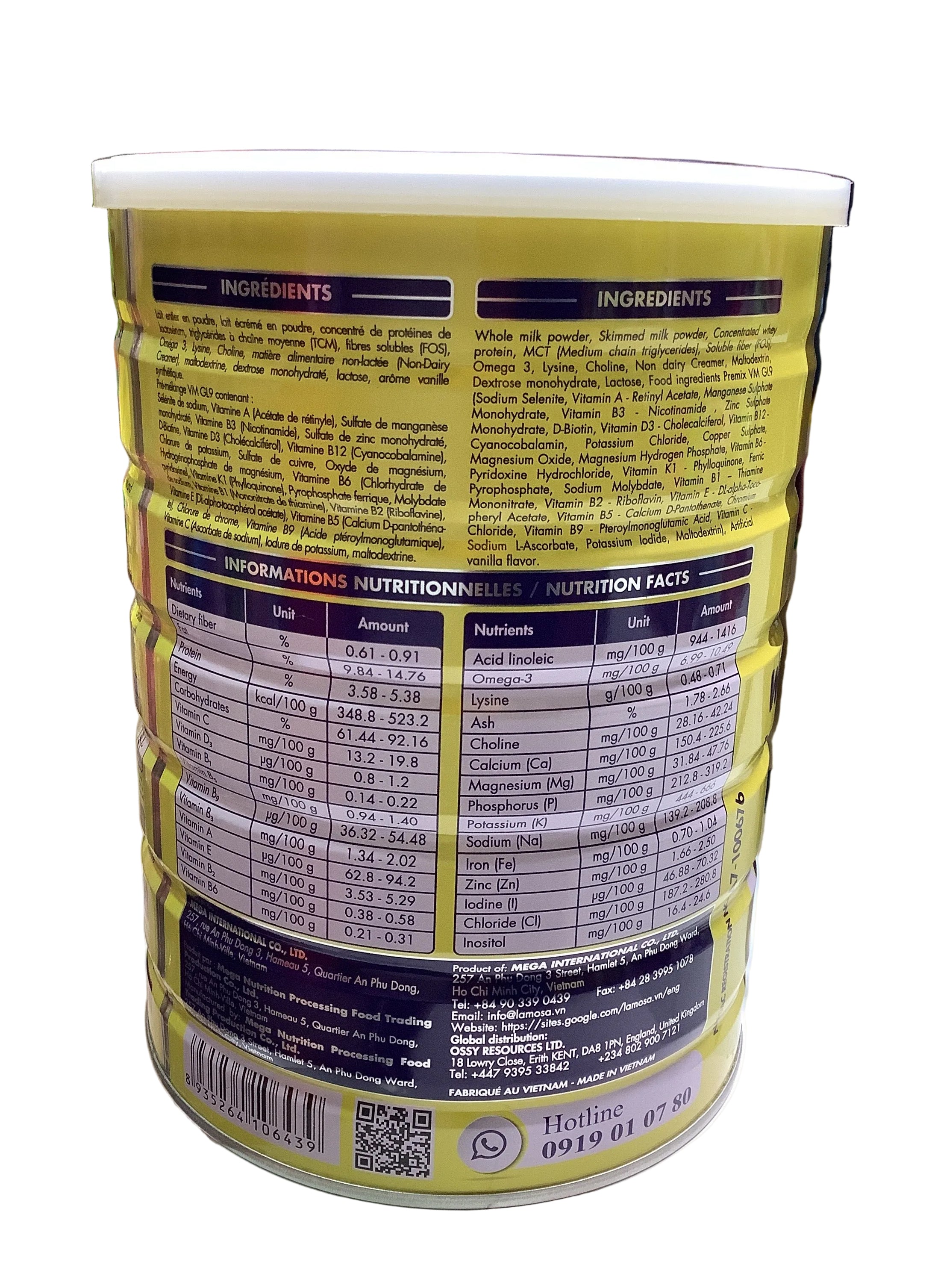 LAMOSA Advanced Weight Gain Supplements Food 900g