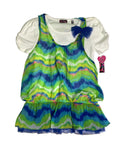 Sears Tempted Girls 2fer Tunic with Neck BLUE