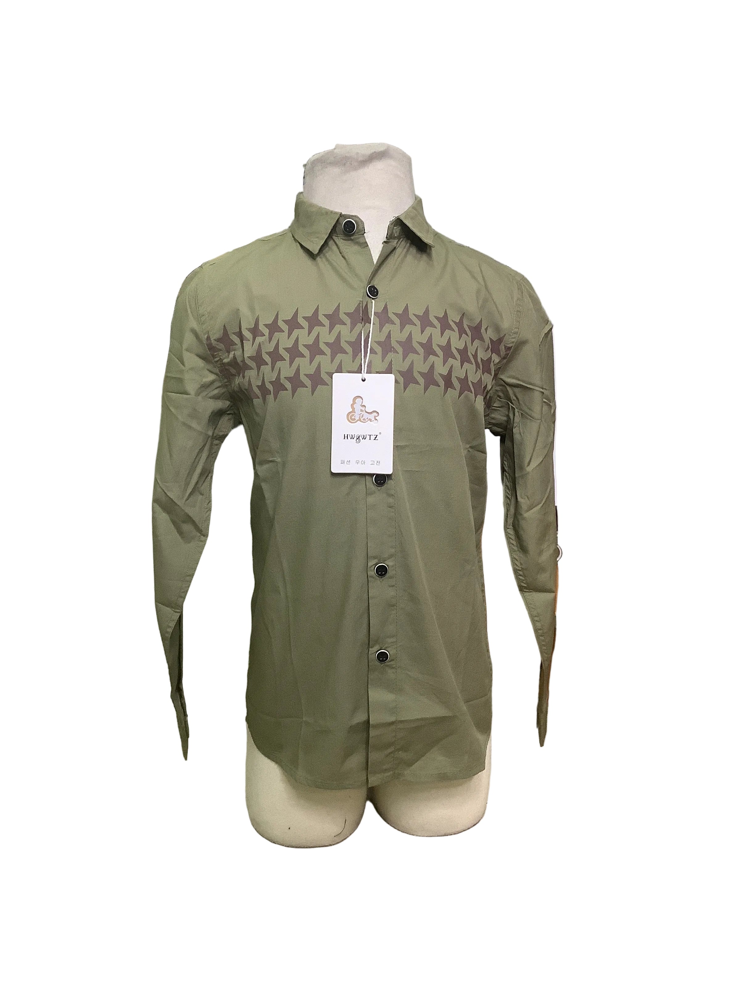 HW & GW Boys’ long sleeve Shirt(Style:6336)