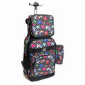 Jasmine Star Unicorn Design Back to School Trolley Bag With Lunch & Pencils Bag