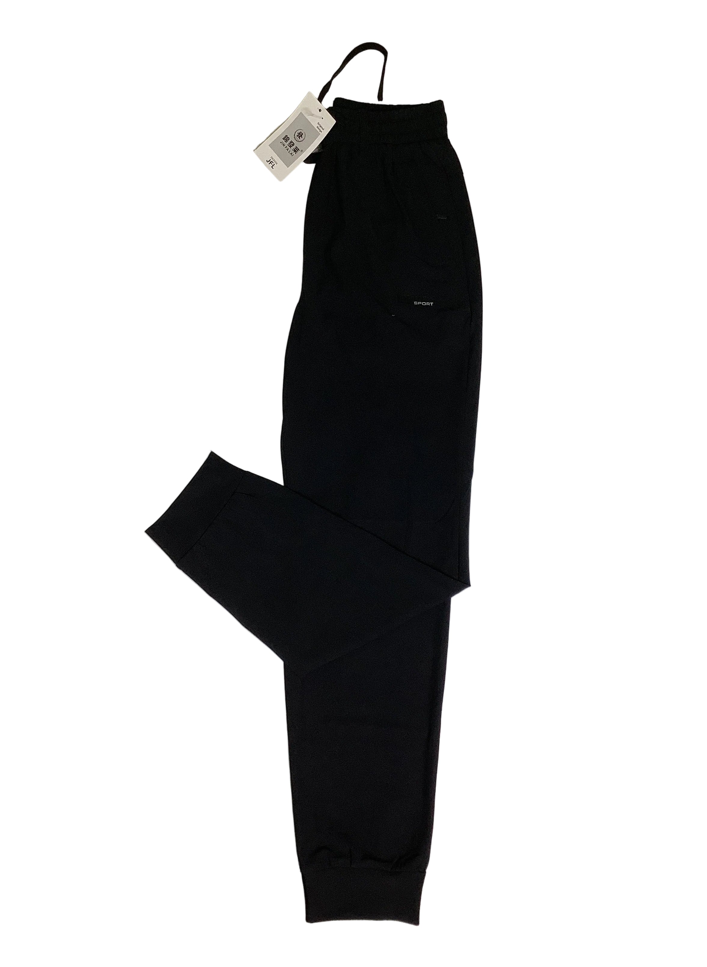 Jin Fa Lai Boys Black Joggers.