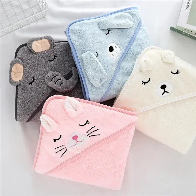 Little Alpaca Baby Hooded Towel with washcloths