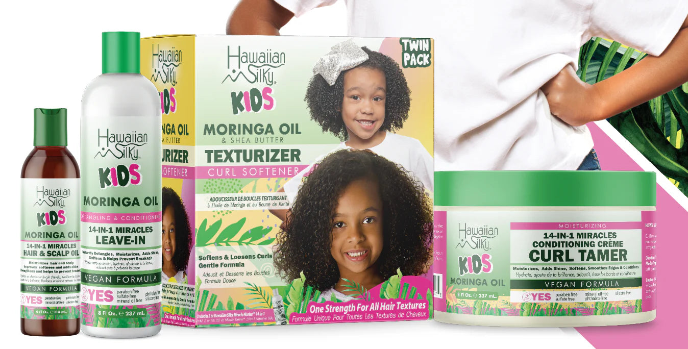 Hawaiian Silky Kids Moringa Oil & Shea Butter Texturizer