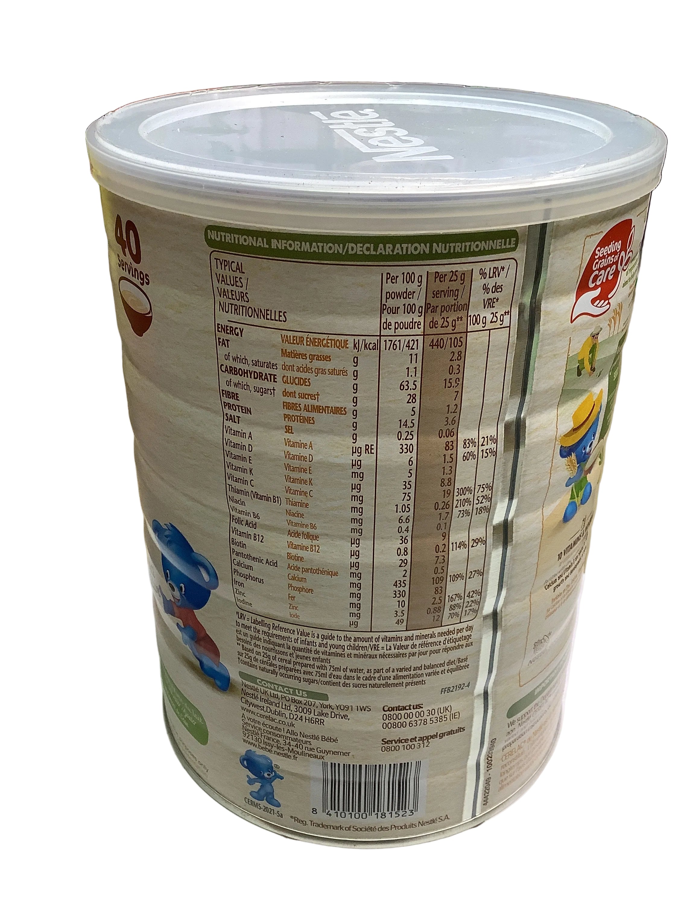 Nestle Cerelac Mixed Fruits & Wheat Fruits 7-36months (1kg)