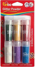 Funbo Glitter Powder (6 Glitters Colors)