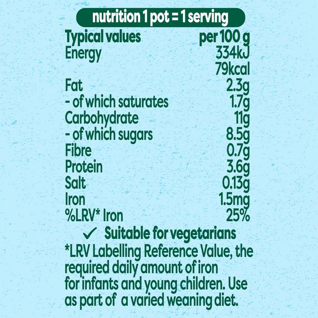 Heinz Immunity Support Milk & Vanilla Baby Pots (2-Pack, 100g)