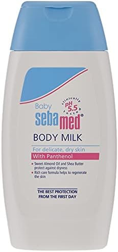 Baby SebaMed Body Milk For Delicate, Dry Skin (With Panthenol) 200ml