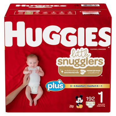 Huggies little snugglers baby diapers (carton)