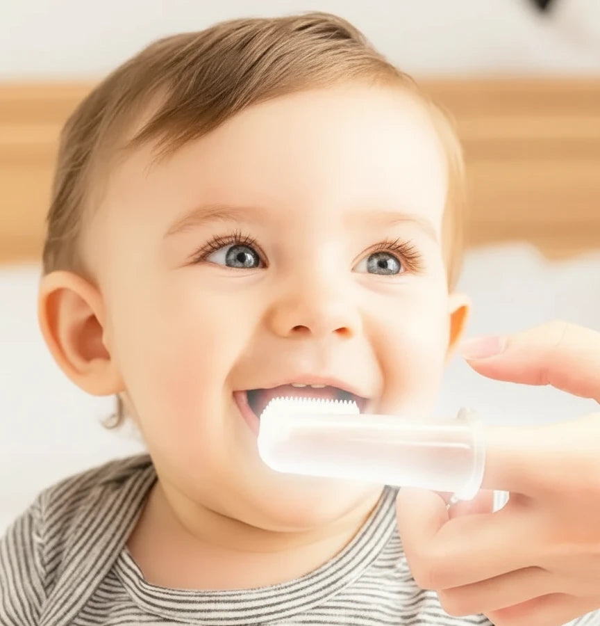 Only Baby Silicone baby Finger Brush 0m+   (0% BPA Free).