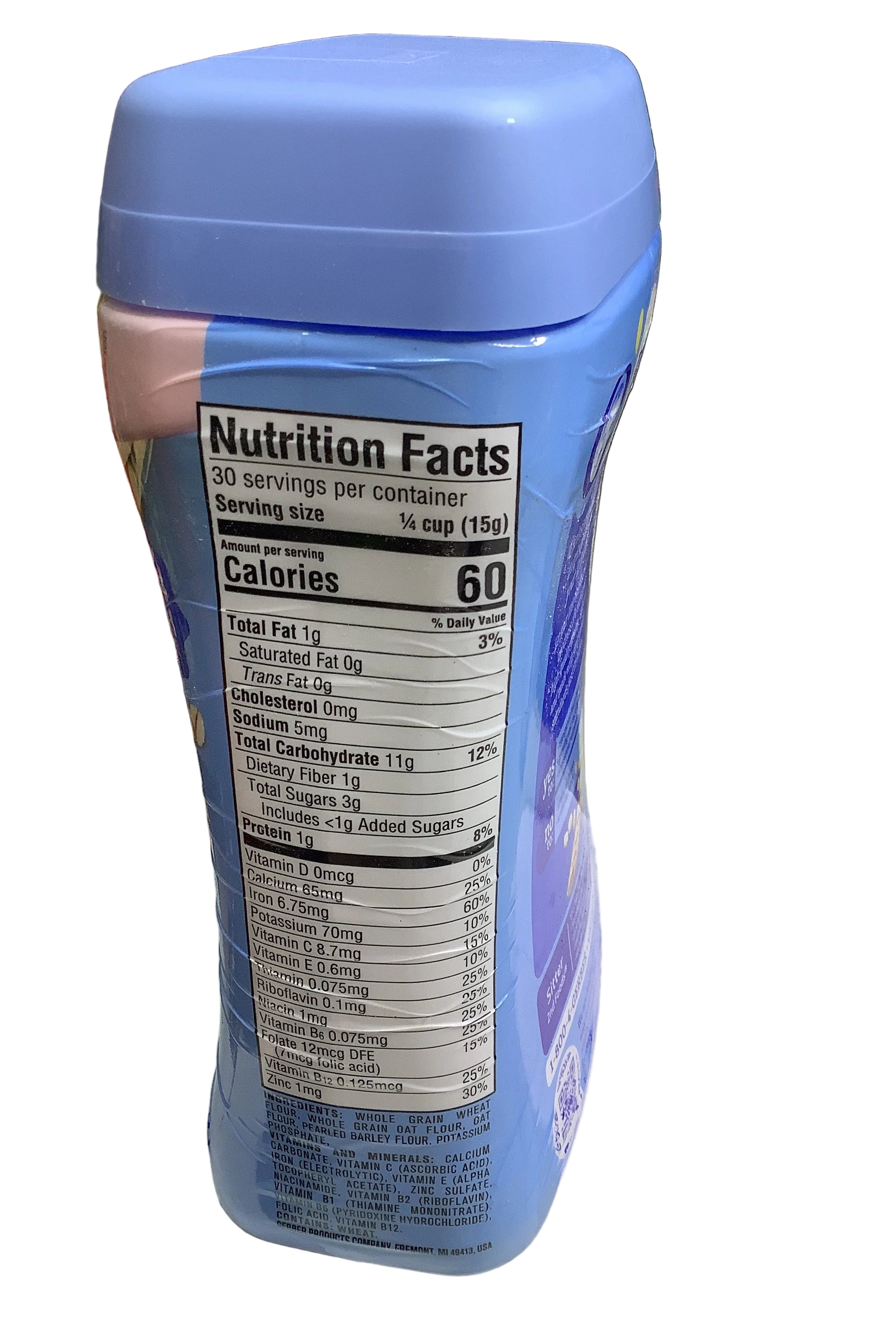Gerber Multigrain Whole Grains Baby Cereal (454g)