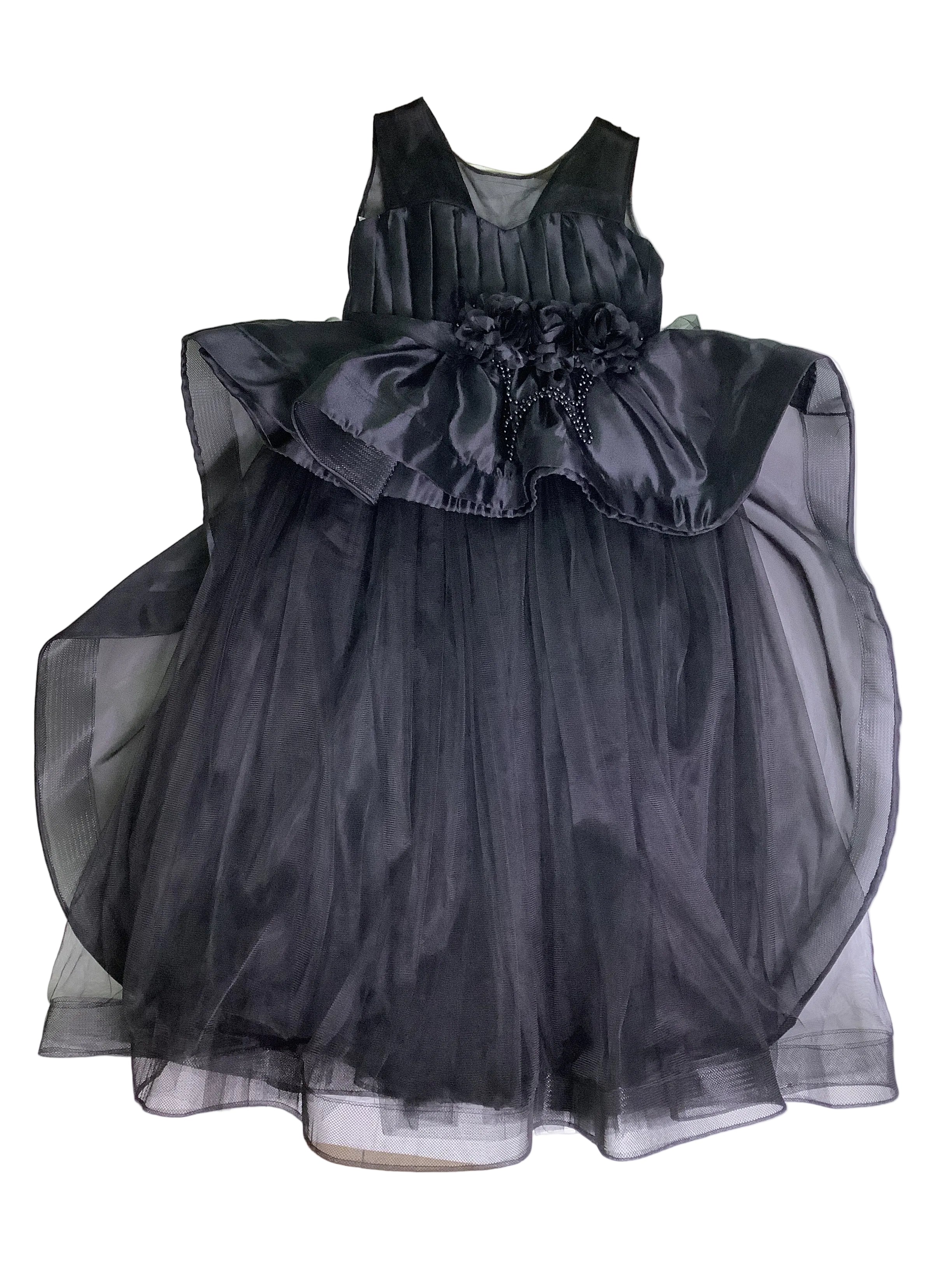Miss Liwa Black Ball Gown