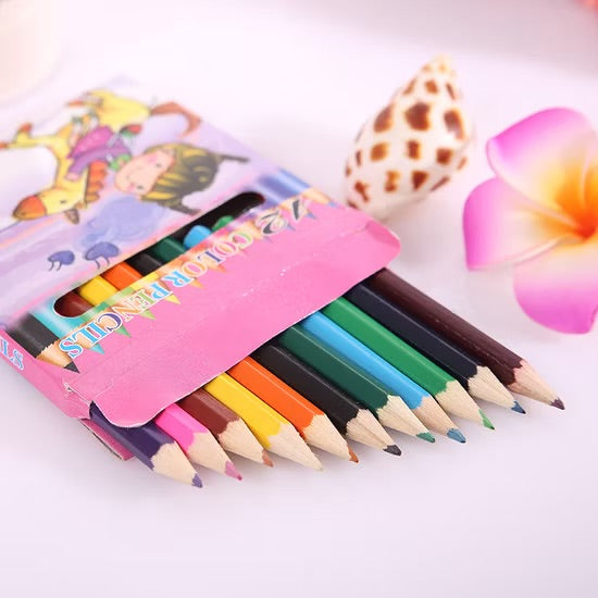 12 colour pencils