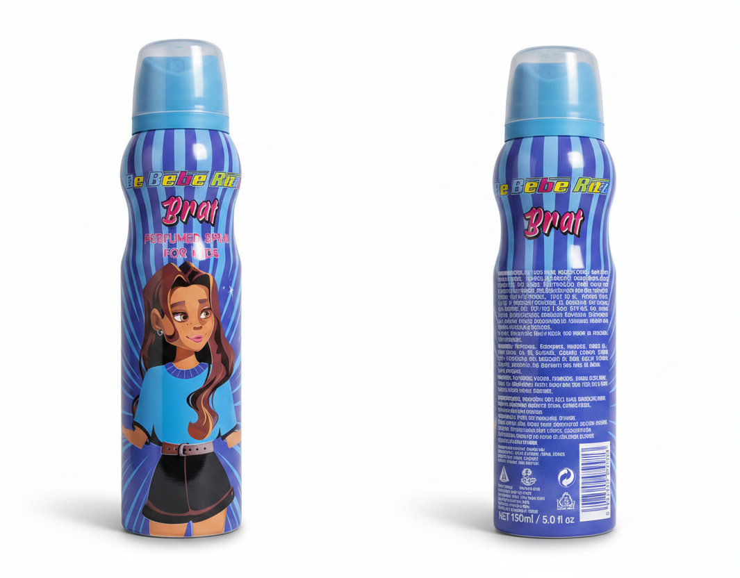 De Bebe Rose Brat Perfumed Spray For Kids (150ml).