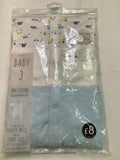 George 3in1 Baby SleepSuit Scratch Mitts And Lined Feet(First Size/New Born)