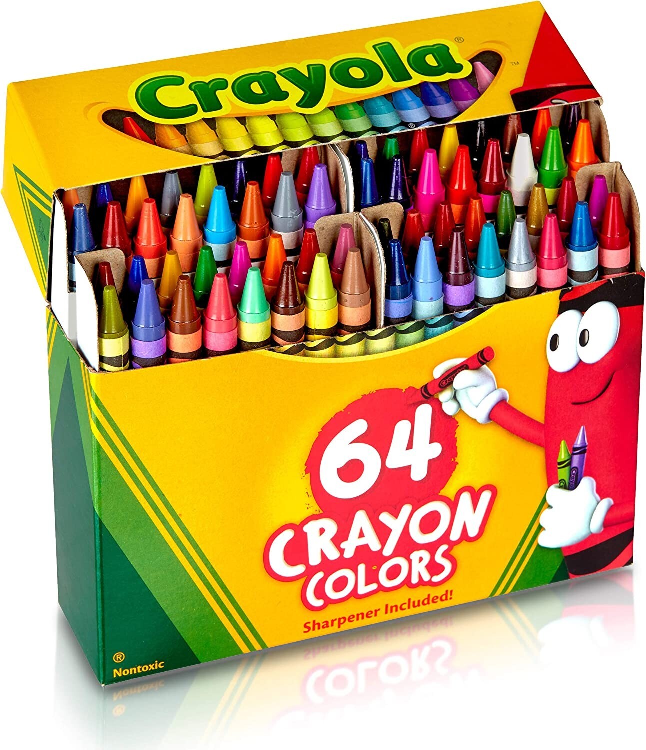CRAYOLA 64 CRAYON COLORS