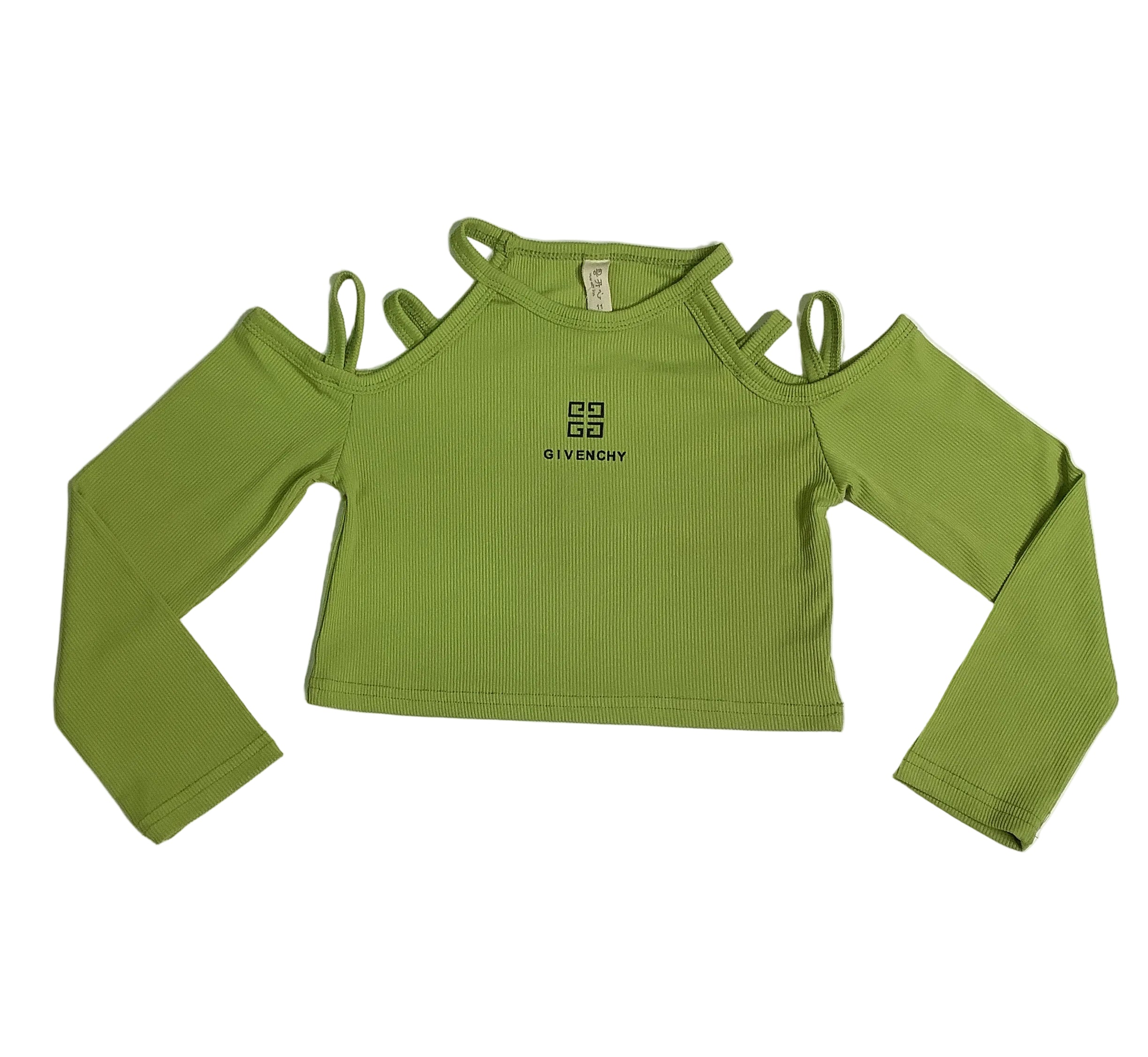 Yue Kai Xin Girls Long Sleeve Crop Top.