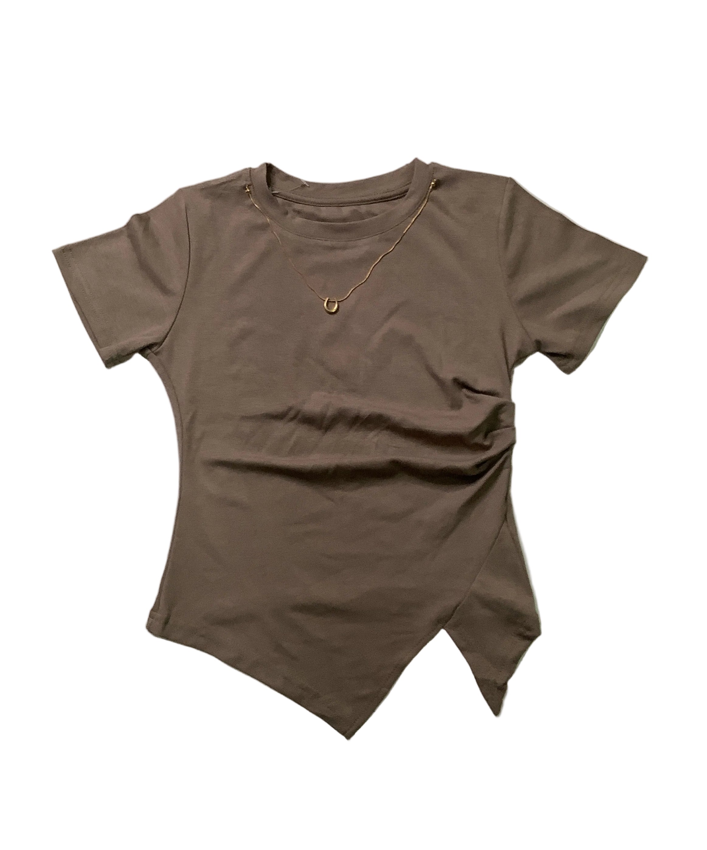 Plain Top With Necklace Girls Top.