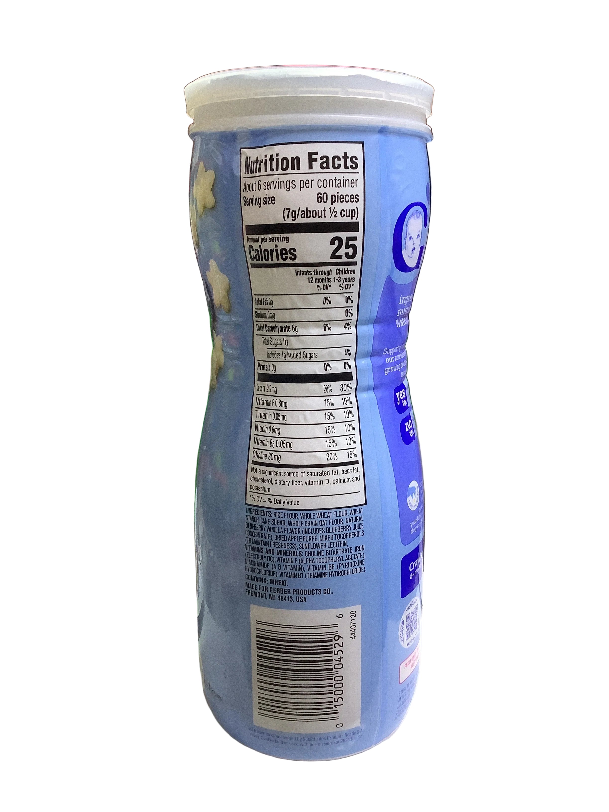 Gerber Puffs Blueberry (Baby Snack)42g