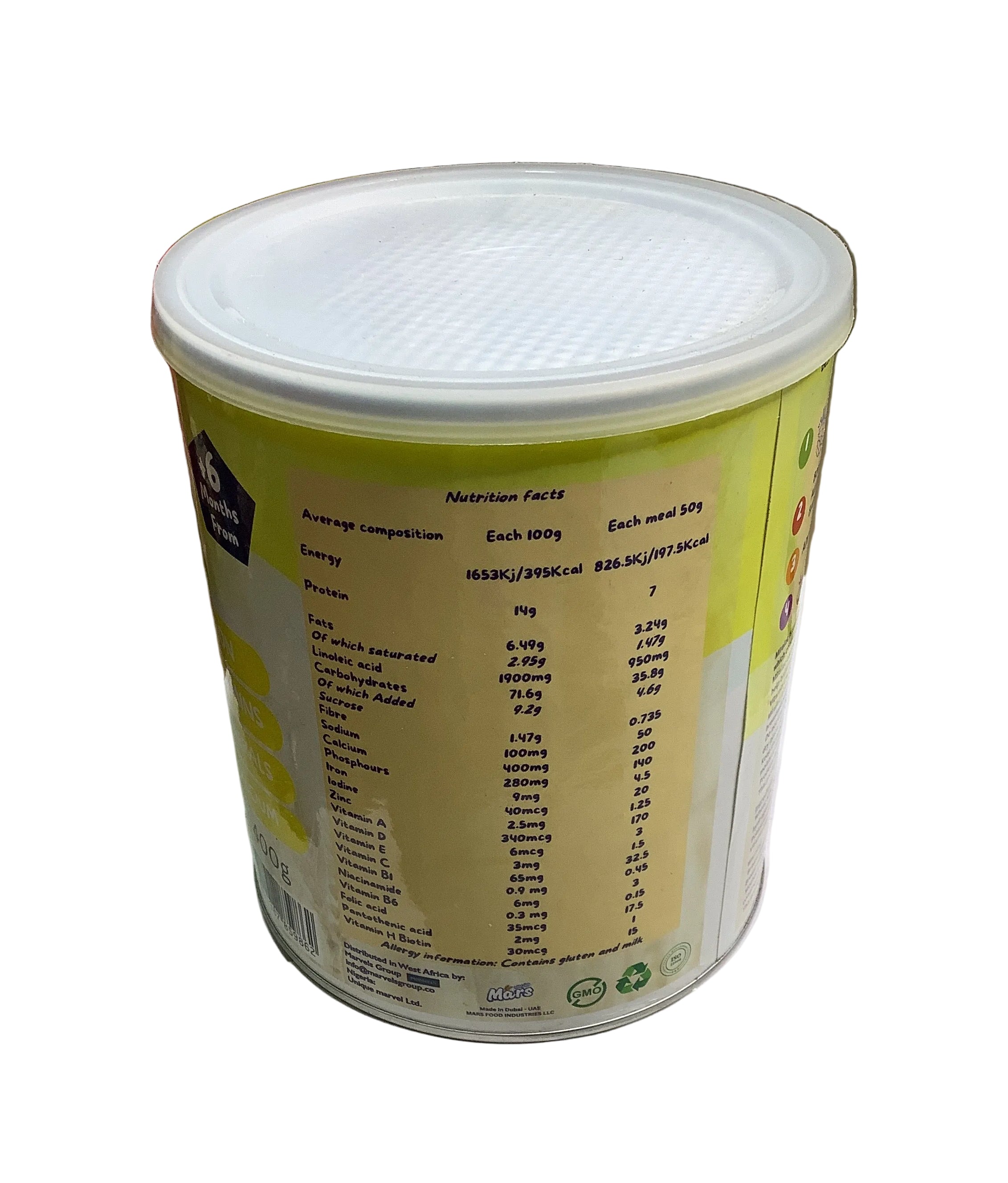 Miralac Wheat & Milk with Banana Cereal(400g)