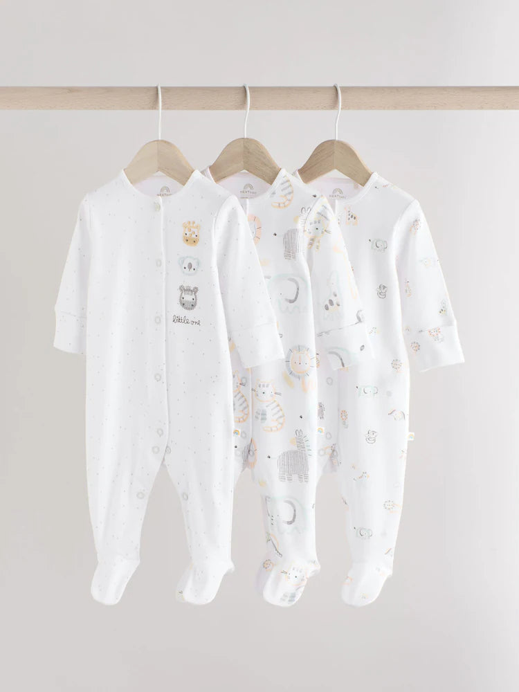 Next Bean 3in1 Overall Sleep Suits (3-6months)