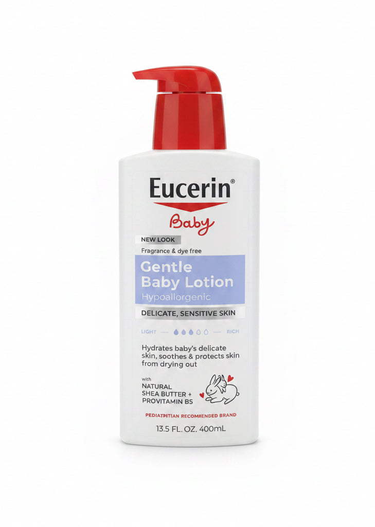 Eucerin Baby Gentle Lotion Fragrance &Dye Free 400ml