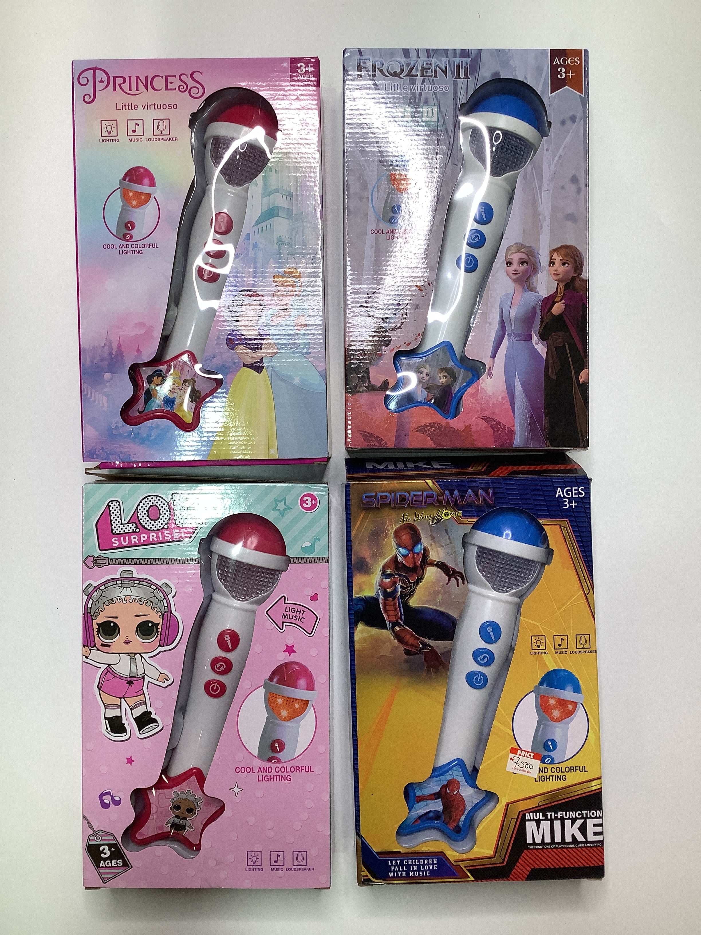 Spiderman Multi-Function Mike (Frozen II /Princess Little Virtuoso) 3+.