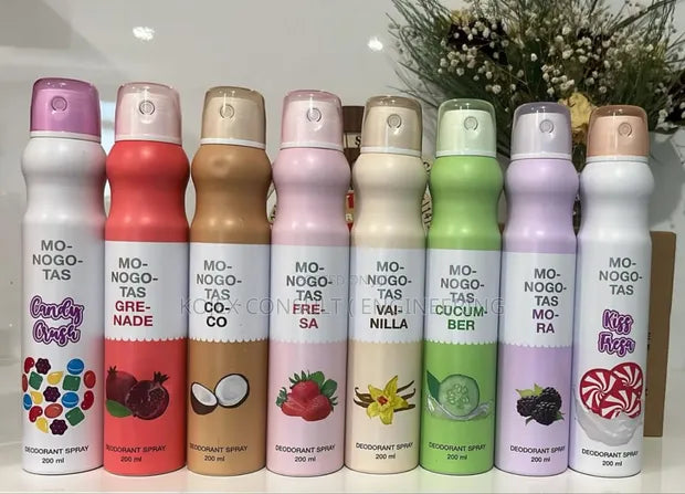 MoNogoTas candy crush Deodorant Spray (200ml).