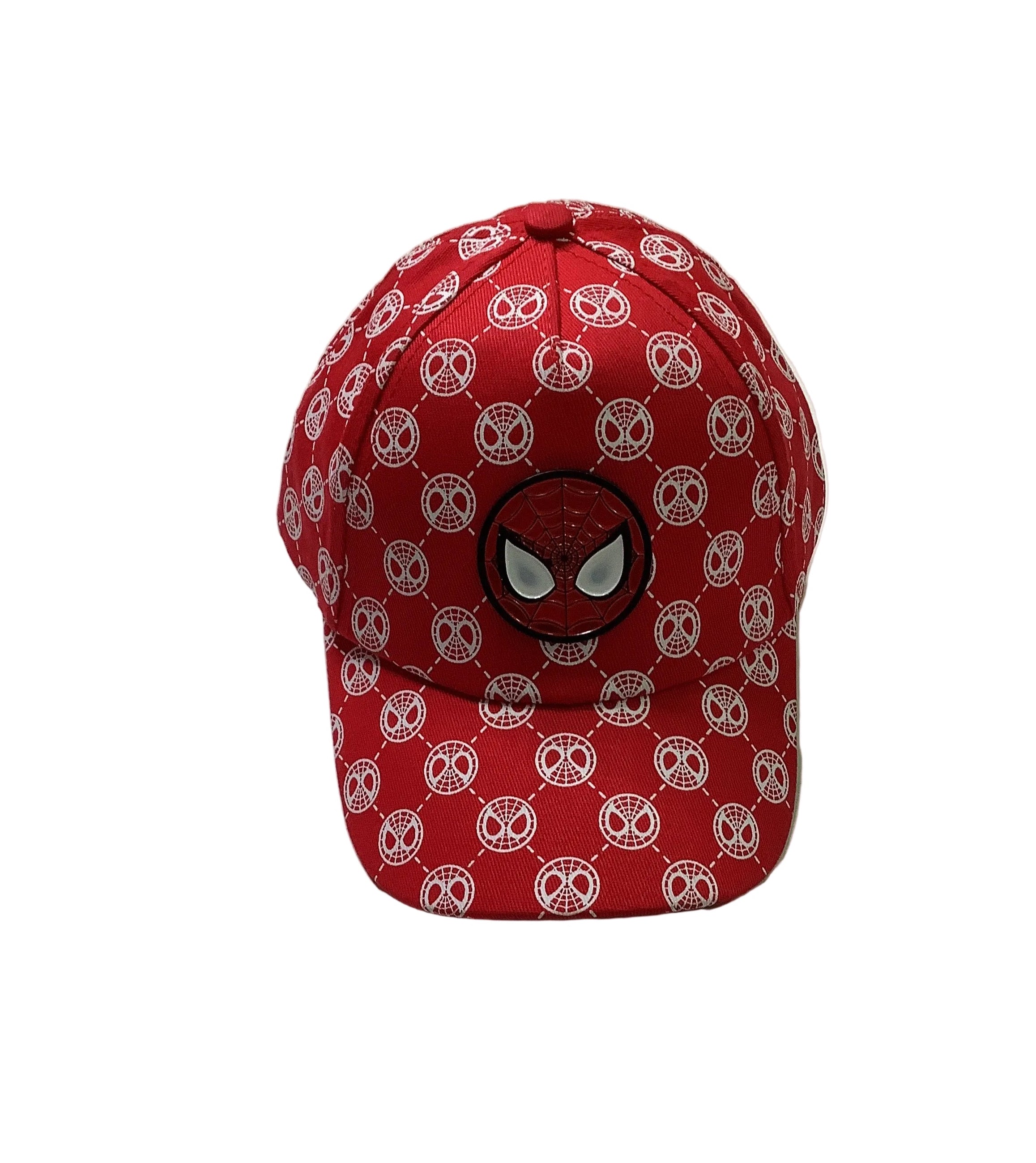 Spider Man Logo Boys Face Cap