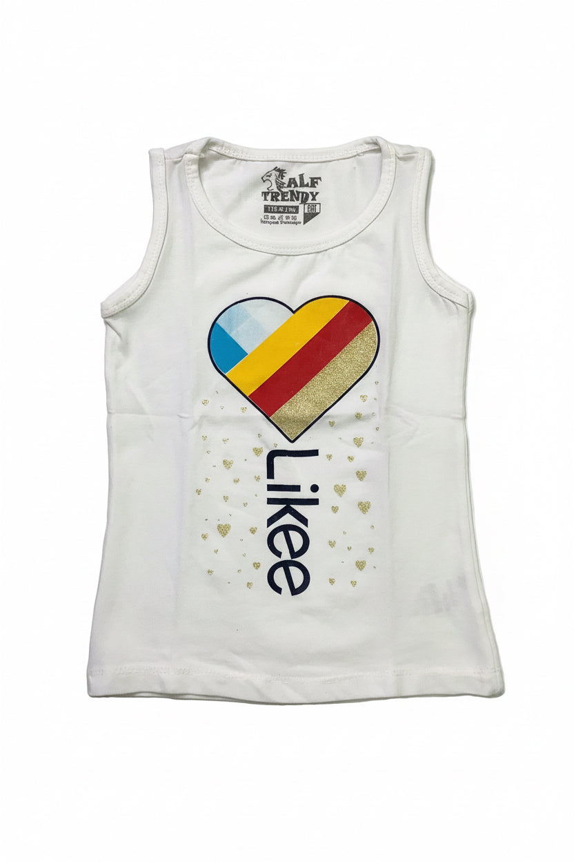 Alf Trendy Girls Sleeveless Top