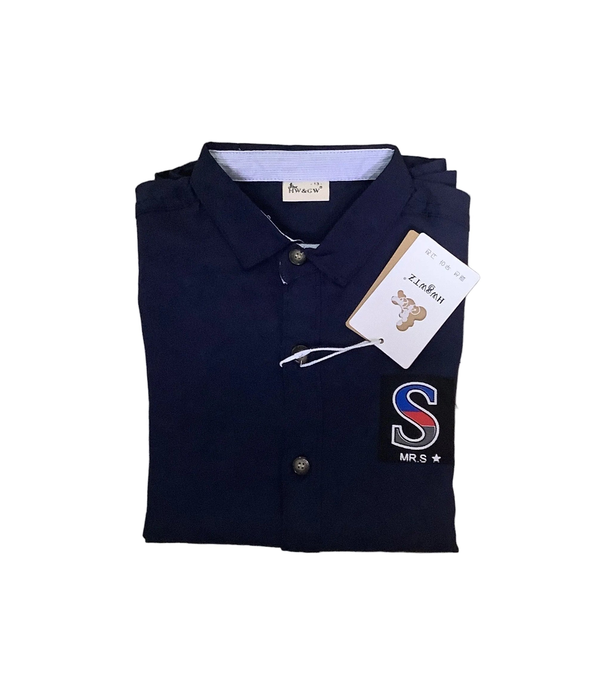HW & GW Boys’ Long sleeve Shirt(Style:ML021)