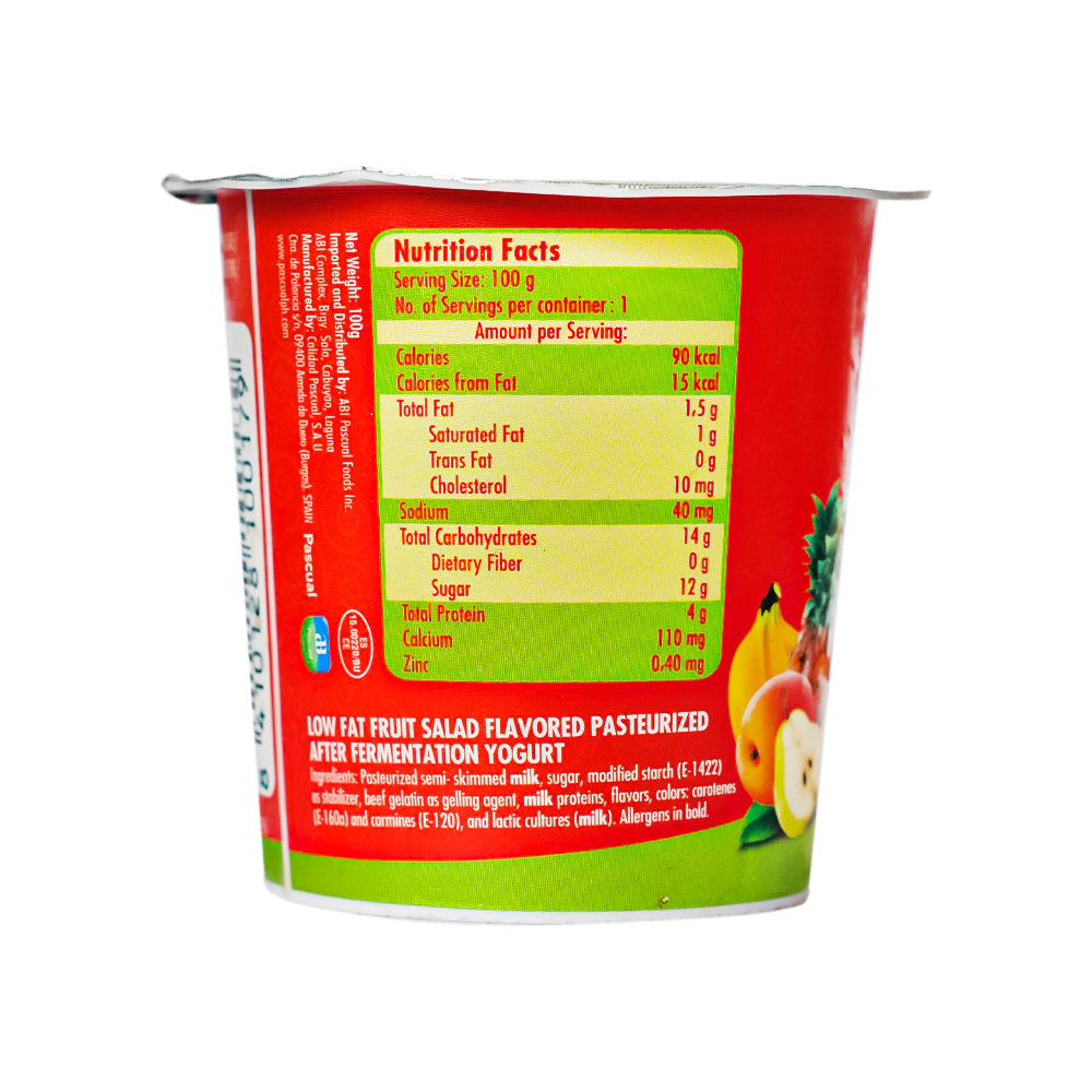 Pascual Fruit salad Yoghurt (4pk)480g