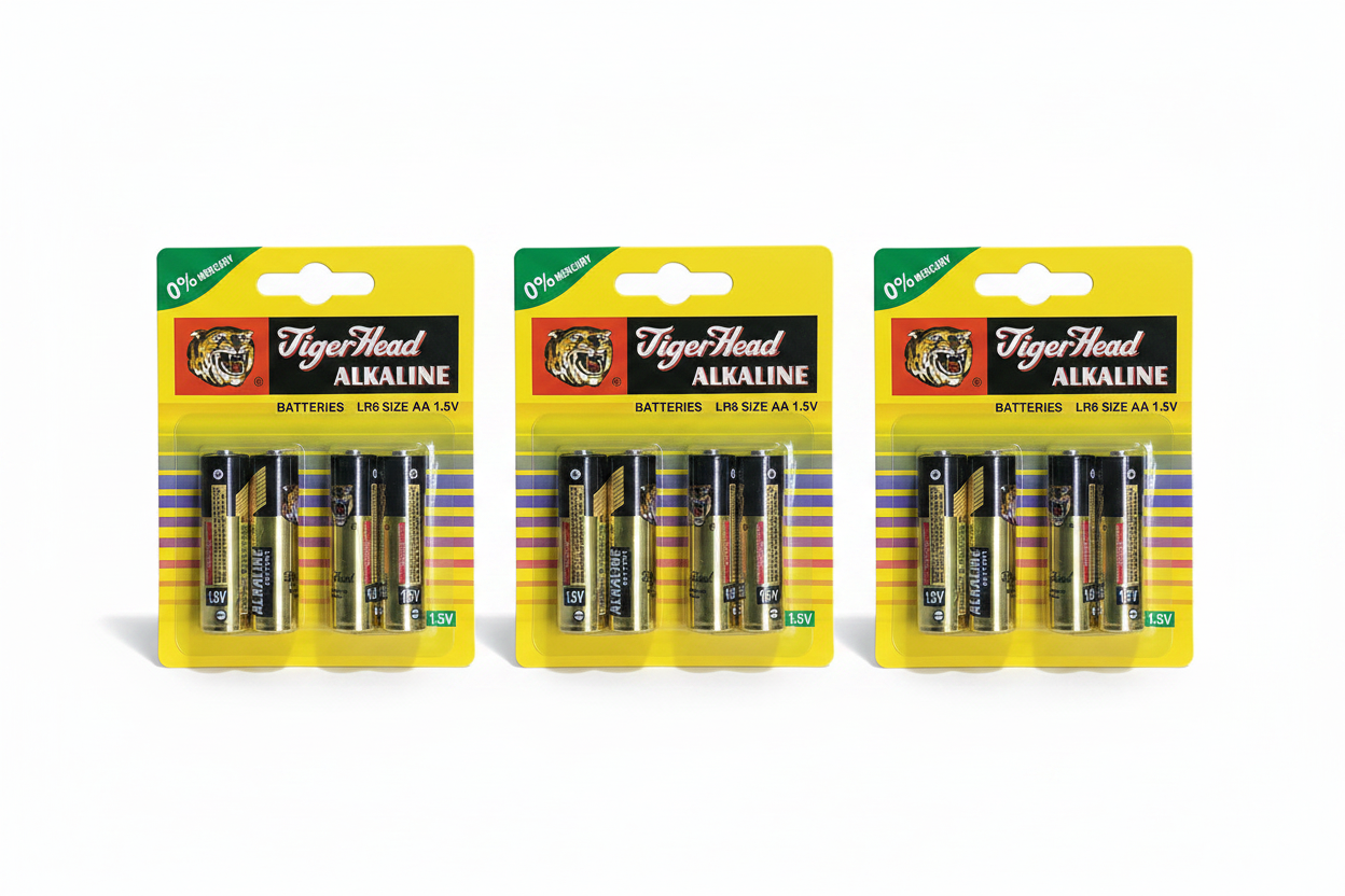 Tiger Head Alkaline Battery AA 1.5V