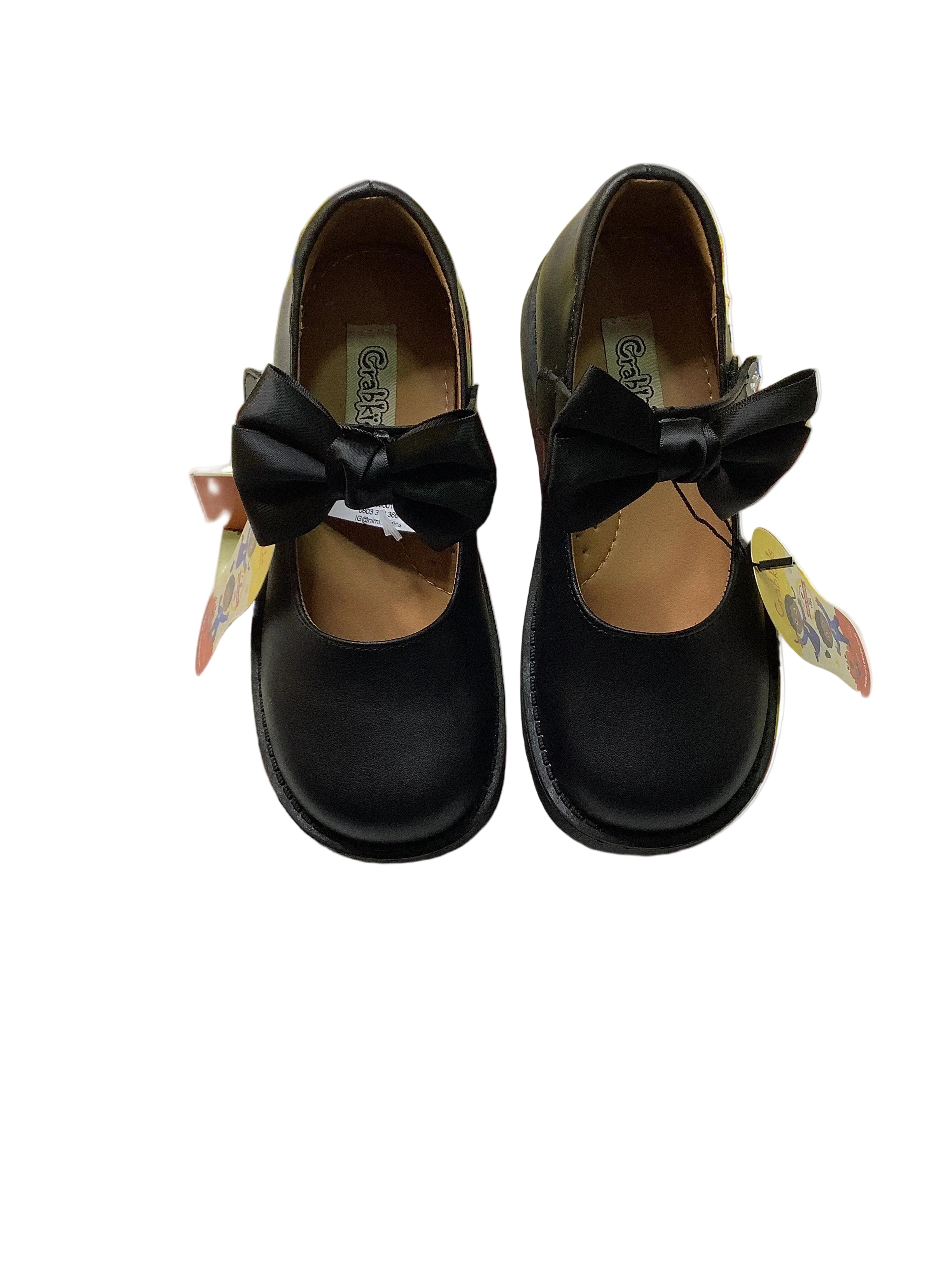 Crabkids Girls Back To School Shoe with Bow Tie (617209)