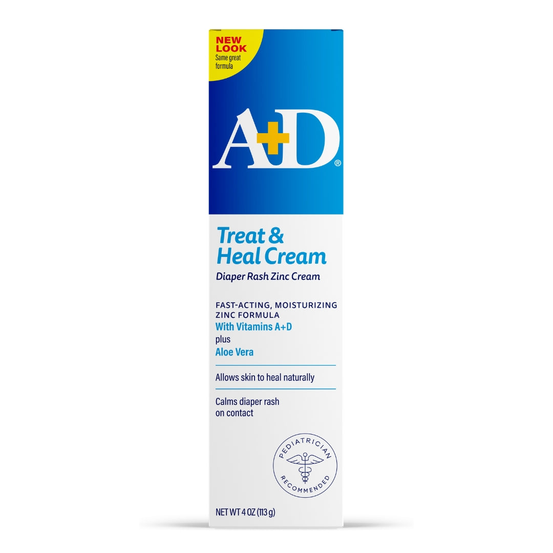 A+D Treat & Heal Diaper Rash Cream 113g