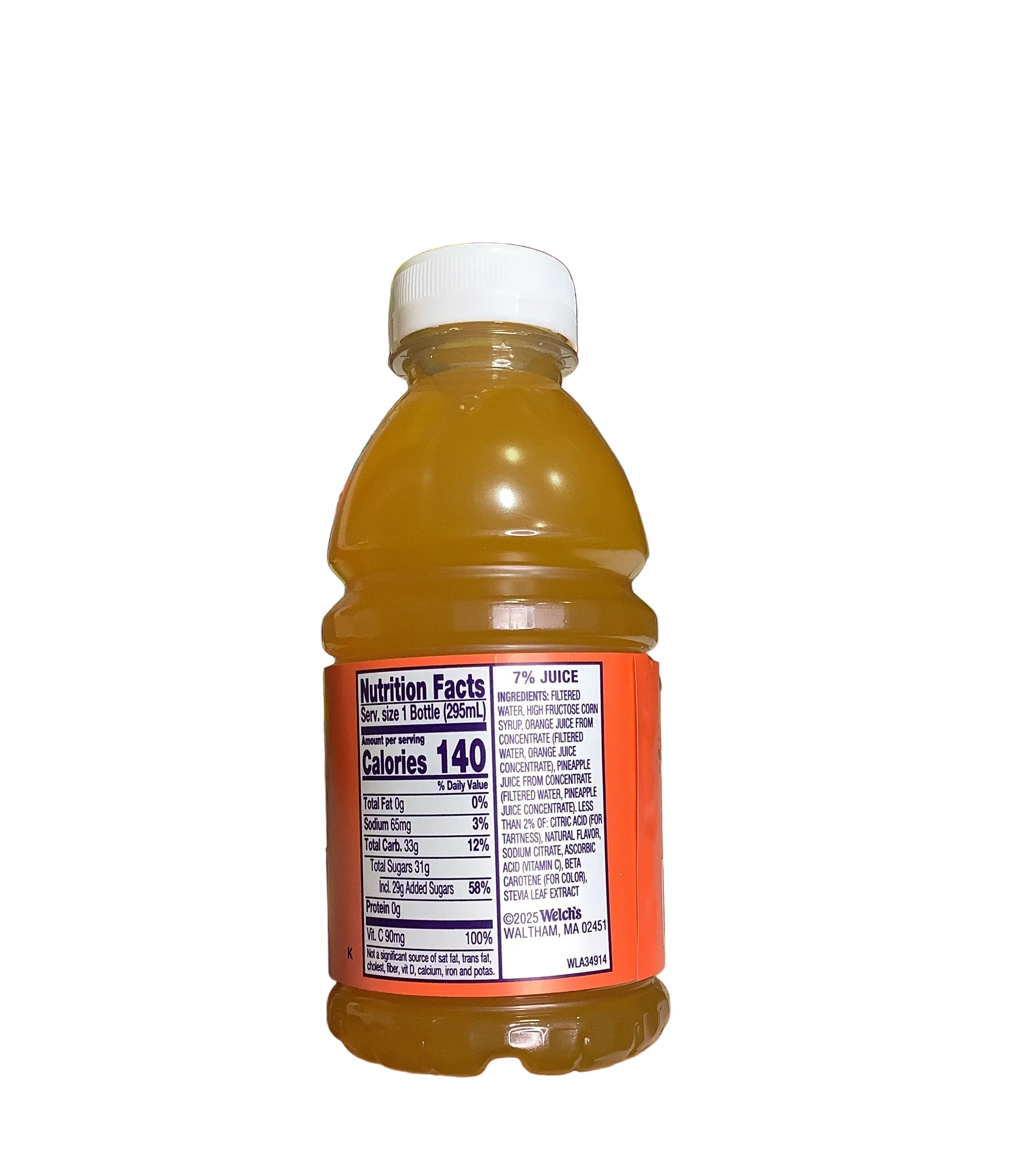 Welch's Fruit Juice 100% Vitamin C Drink 295ml