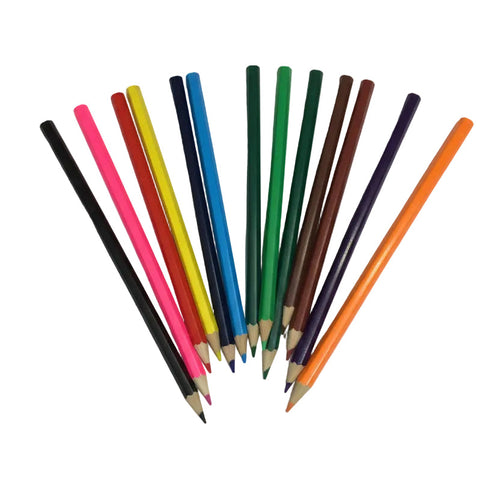 12 colour pencils(Big Pack)