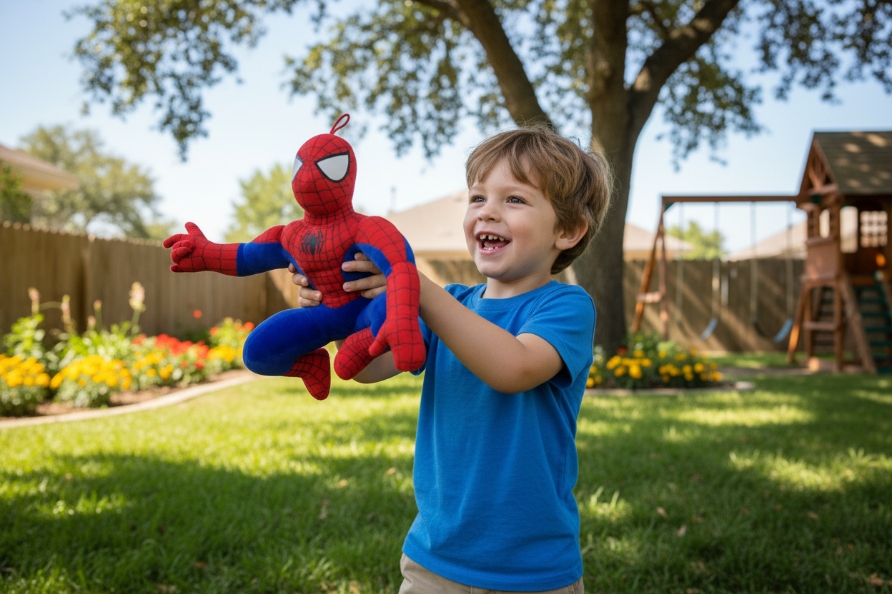 Spiderman Teddy (Big)