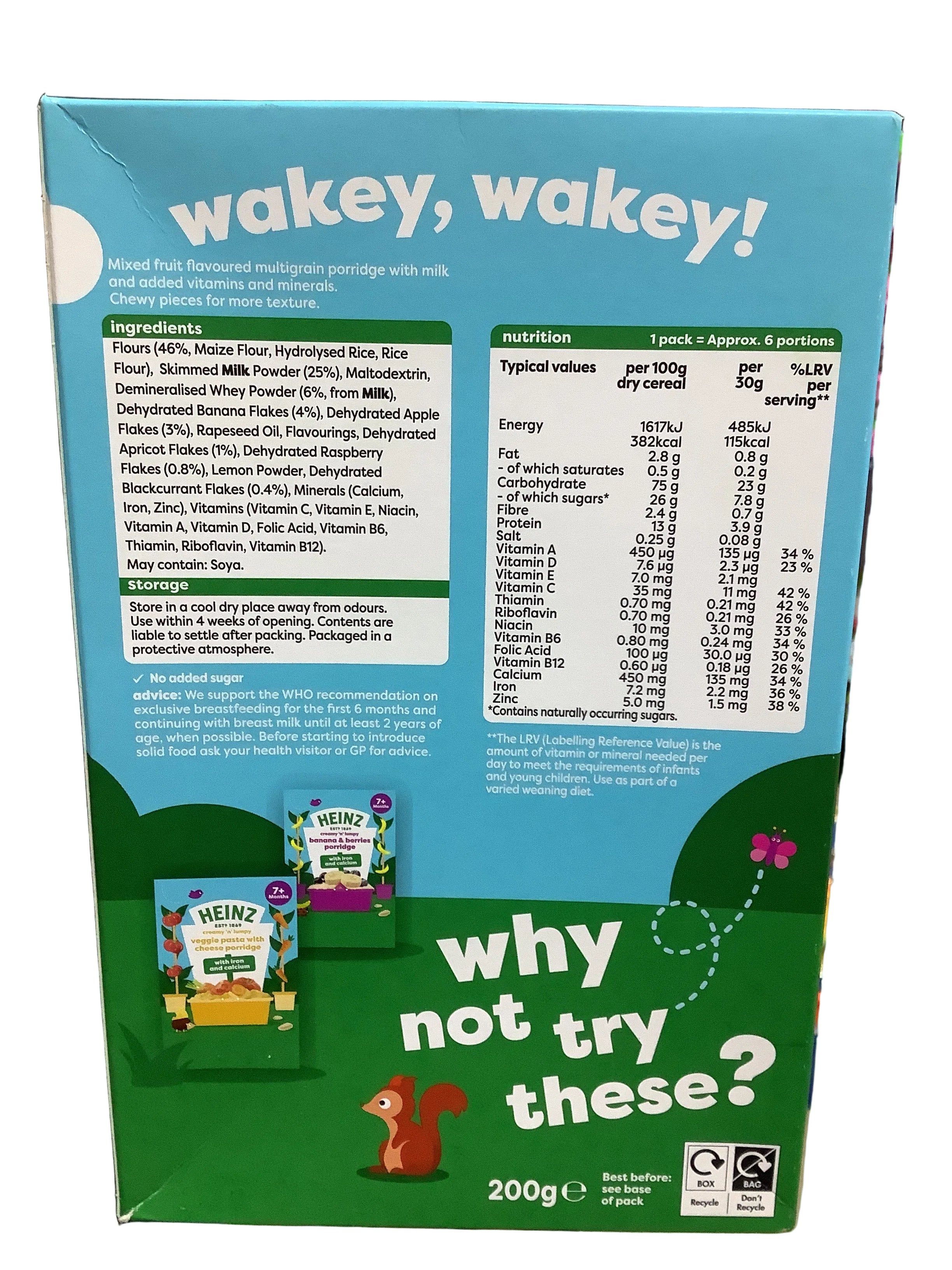 Heinz Summer Fruits Porridge (7 months +) 200g