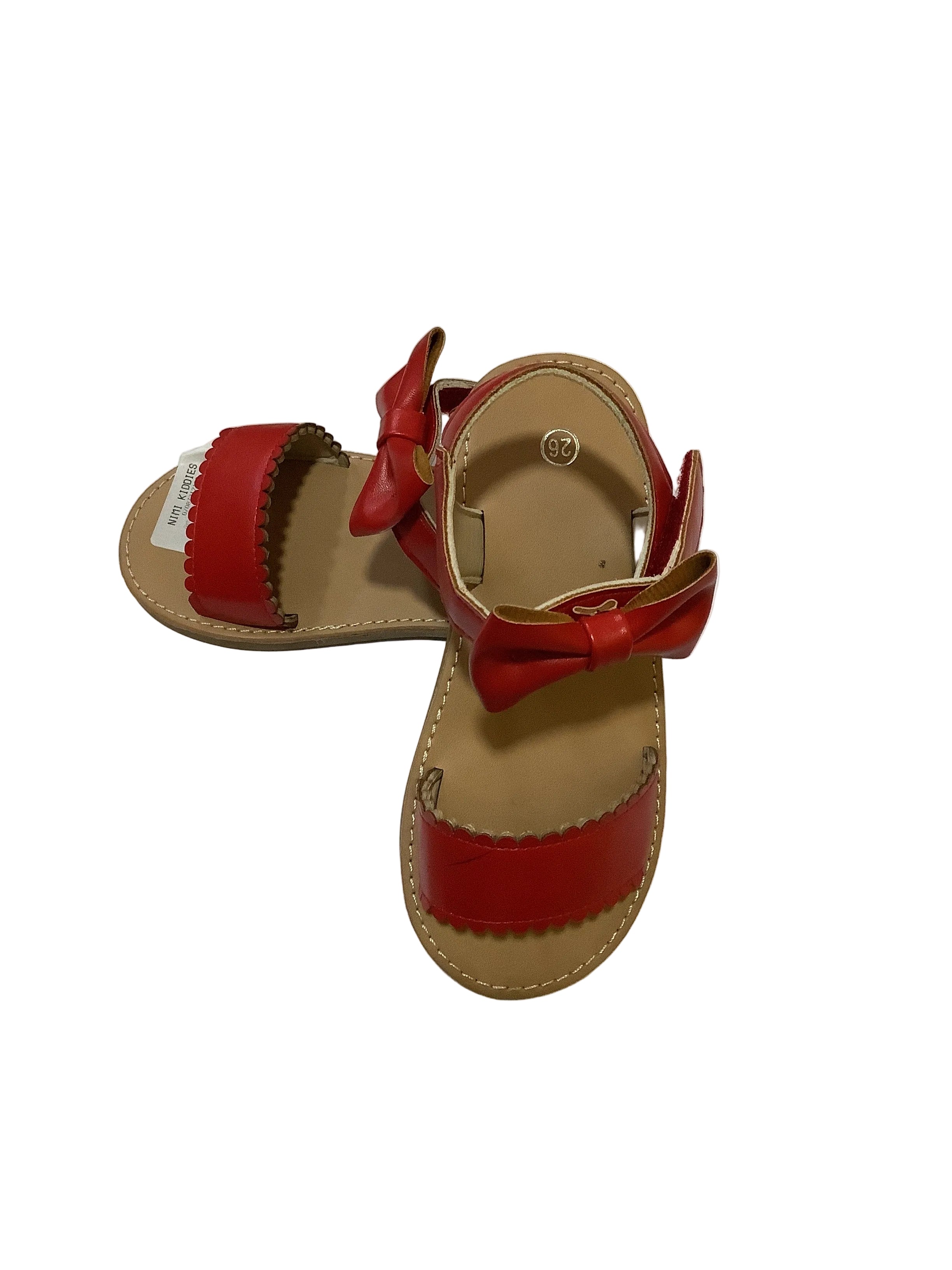 Girls Red Sandals.
