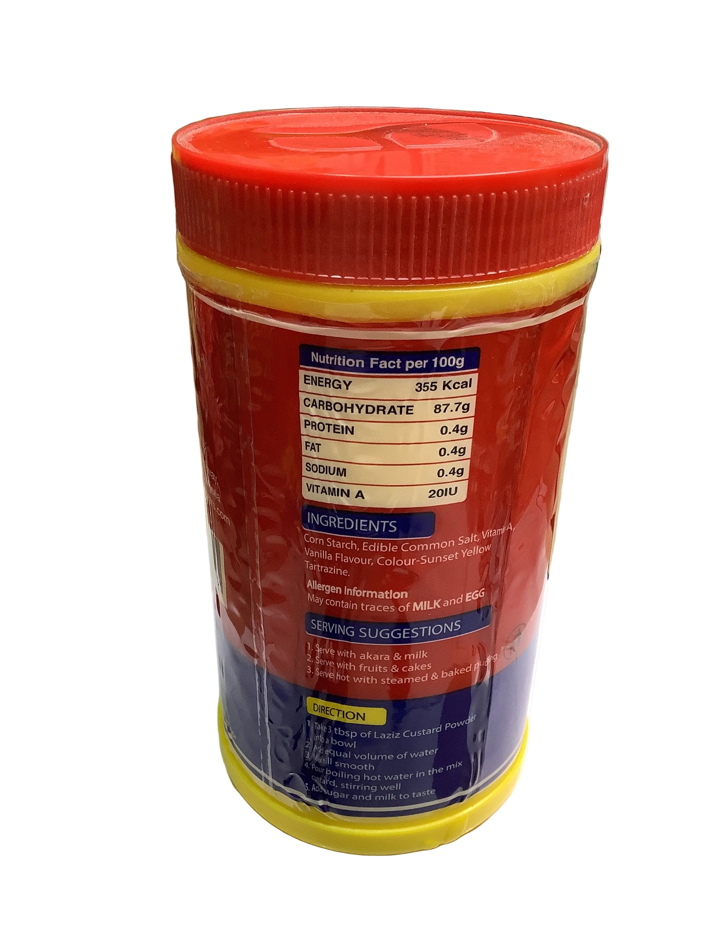Laziz Custard Powder Vanilla Flavour (400g).