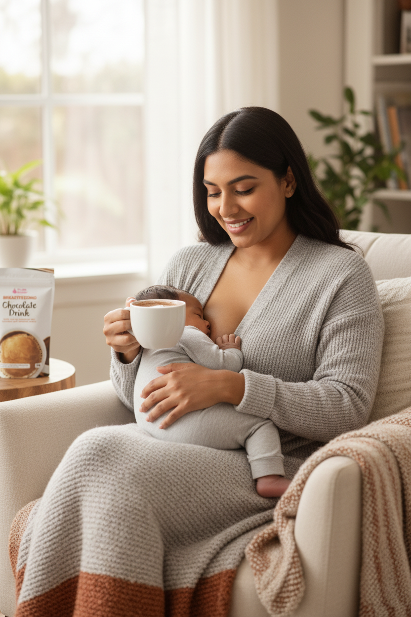 The Milk Booster Breastfeeding Chocolate Drink 130g